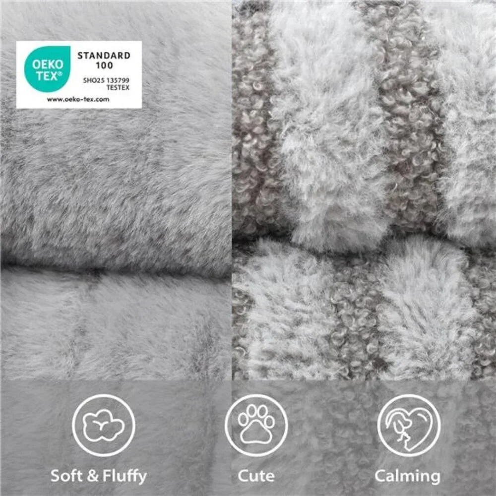 Cat Bed Kitten Bed - Washable Round Cat Beds for Indoor Cats, Soft Corduroy